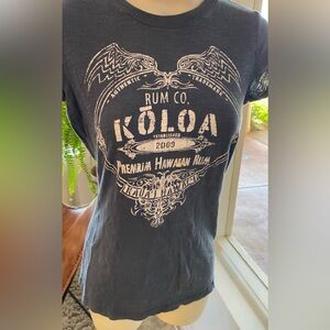 LAST CALL!!!Koloa Rum Company women's fitted tee. Size L. Share the love of Rum